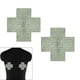 thumbnail image 2 of Women's Sparkling Crystal Pasties Breast Petals Crosses Shape Alloy Body Chain Raves Party Nipple Covers Body Jewelry color, 2 of 5