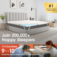 thumbnail image 2 of Dormeo California King Mattress Topper - Relieving Octaspring Technology - California King Mattress Bed Toppers, Cooling Mattress Topper - 3 inch Mattress Topper King - Mattress Pad California King, 2 of 10