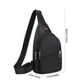thumbnail image 3 of Yaoyar Small Sling Bag for Women Men Chest Bag Water Resistance Mini Crossbody Bag Adjustable Strap Lightweight Shoulder Bag, 3 of 6