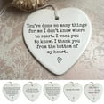 thumbnail image 2 of Kripyery Easy to Hang Hanging Pendant - Meaningful Acrylic Heart Shape Friendship Pendant, Car Decoration, Home Decor, 2 of 8