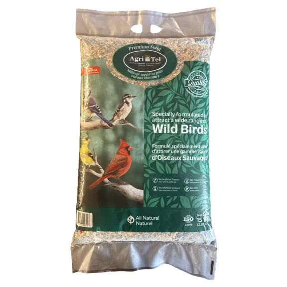 Premium Song Graines pour Oiseaux Sauvages 15 kg