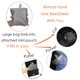 thumbnail image 2 of Paquete de 2 bolsas de compras reutilizables, bolsas grandes plegables para comestibles con bolsillo adjunto, bolsas reutilizables, lavables a máquina para compras en la cocina, 2 of 6