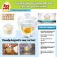 thumbnail image 3 of Microwave Egg Cooker & Hard Boiled Egg Maker (No Shell) - Egg Pops, Egg Poacher Cups with Lids for Quick Breakfast, Salad & Deviled Eggs - Double Walled Rapid Steamer Boiler Gadget, 2Pcs, 3 of 7