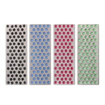 Uxcell 4pcs Mini Knife Sharpening Stones Whetstone Set 240/360/500/1000 Grits Diamond Sharpener Portable Hand Sharpen Tools