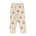 thumbnail image 4 of Xecao Chicken Family Women's Straight Lounge Pajama Pants: The Epitome of Relaxed Sleepwear, 4 of 9