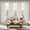 Beige White-40"W x 84"L (Pack of 4), variant on Pinch Pleated Thick Linen Curtains 90 Inches 4 Panels Set Cream Tab Memory Trained Pleat Semi Sheer Light Filtering Window Drapes For Living Room Bedroom Birch