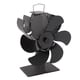 thumbnail image 2 of Ventilador De Estufa De 6 Aspas, Ventilador De Estufa De Calor Resistente A Altas Temperaturas, Arranque Automático, Negro, Para El Hogar, 152mm, 2 of 7