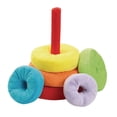 thumbnail image 2 of Excellerations - Anillo apilable de arcoíris de peluche gigante para niños, juego de aula para niños, 2 of 5