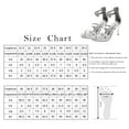 thumbnail image 3 of WHAMVOX  Woman Sandals Wedges for Women High-heeled Back Zipper, 3 of 8