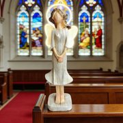 Guarder Angel Figurines Resin Angel Statues Table Decoration Ornament Collectible Figurines for Office Home Decors