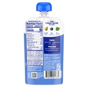Happy Tot Organics Fiber & Protein, Stage 4, Pears Blueberries & Spinach Organic Tot Food, 4 oz. (8 pack)