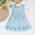 thumbnail image 2 of 2-3 Years Baby Girls' Dresses Elegant Ruffle Sleeve Kids Dress for Girls Teenagers Ladies Summer Dresses Size 1-5 Years, 2 of 7