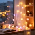 thumbnail image 5 of Christmas Lights 10FT 20 LED Small Rose Flower Bulbs Battery Powered Indoor Hanging String Lights for Holiday Party Mantel Porch Home Decor, 5 of 6
