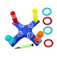 thumbnail image 3 of Lanzamiento de aros en piscina inflable,Juego de lanzamiento cruzado de billar multijugador con 4 anillos,Juego de fiesta con aro inflable para lanzar juguetes,Juego de lanzamiento inflable de, 3 of 7