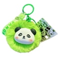 thumbnail image 4 of Llavero con forma de panda, regalo creativo para mujeres y hombres, bonito recuerdo de fiesta de dibujos animados. Verde, 4 of 9