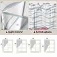 thumbnail image 5 of Valentine's Day Swag Curtains for Kitchen/Bedroom/Living Room, Pink Love Box Abstract Point Stripes Scalloped Curtains 63 Inch Long, Window Swag Topper Curtains Valances 2 Panels Set 36"x63", 5 of 8