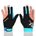 thumbnail image 2 of Guantes de billar de cinco colores con impresión de silicona, guantes de billar de un solo color, 2 of 5