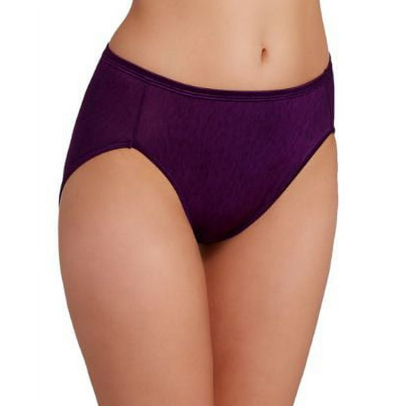 Vanity Fair Lingerie Women's Underwear, Illumination Hi-Cut Brief Panties, Sizes S - 3XL