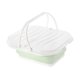 thumbnail image 2 of Cesta de Picnic plegable con tapa, bolso con asa, cesta de almacenamiento de ropa sucia, fregadero de Camping para cocina, hogar, senderismo, RV Verde, 2 of 8