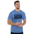 thumbnail image 5 of Fluent in Sarcasm Funny Attitude Men's Graphic T Shirt Tees Brisco Brands X, 5 of 6