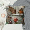 thumbnail image 2 of Christmas Pillow Cover Throw Pillow Case Christmas Decorations Xmas Decoraciones Bird Home Decor for Sofa Livingroom Couch, 2 of 5