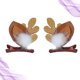 thumbnail image 3 of EeaseMX Cornamenta de peluche con pompón, pinzas para el pelo, pasadores, accesorios para el pelo para fiestas infantiles (dorado), 3 of 7