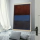 thumbnail image 3 of Póster de arte de pared con impresión de Mark Rothko Rust And Blue de 1953, regalos, impresiones para dormitorio, decoración del hogar, cuadros colgantes, carteles de pintura en lienzo de 12 x 18, 3 of 6