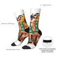 thumbnail image 4 of Logiee Happy Fall Y'All Print Adult Socks for Men & Women,Calf Socks, Ankle Socks,Boots Socks,Breathable Casual Sock,Unisex Crew Socks, 4 of 6