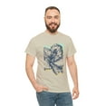 thumbnail image 6 of Engraved Flower Unisex Heavy Cotton Tee, 6 of 12