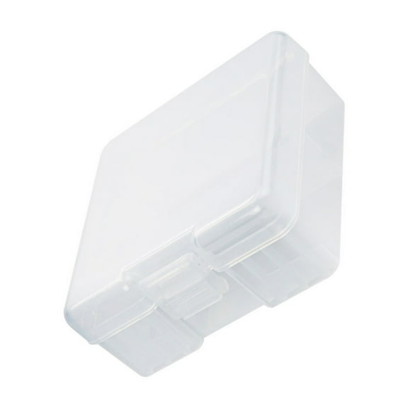 Zeiwohndc Transparent Plastic Battery Box 100Pcs AA 3A Battery Organizers Holder
