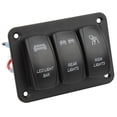 thumbnail image 4 of Led Light Bar Switch, Multiple Protections Safe Use 3 Gang Rocker Switch 5Pin   For Car ATV UTV  Yacht , 4 of 8