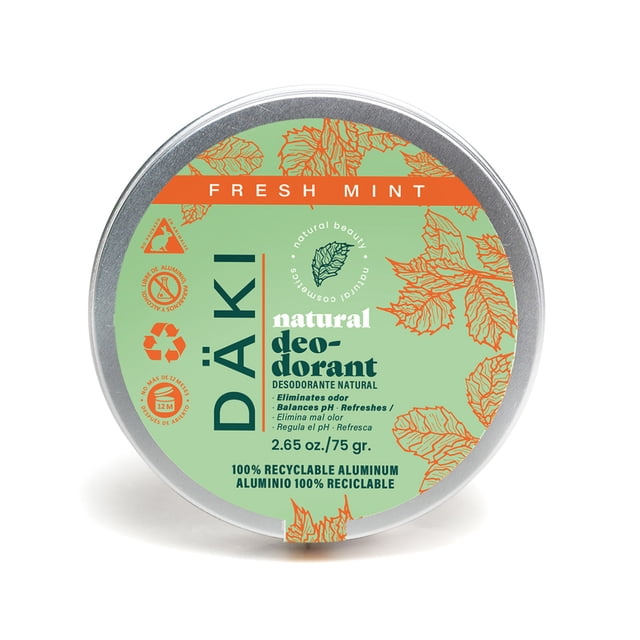 Desodorante Däki natural Crema Natural Fresh Mint 75 g