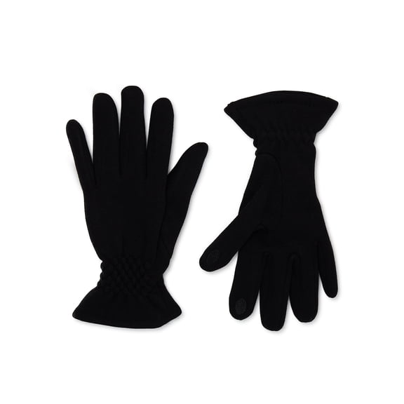Time and Tru Quilted Glove, OSFM, Black Soot