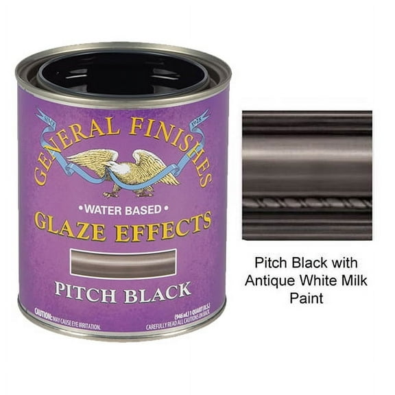 GLAZE, PITCH BLACK, Quart