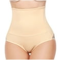 thumbnail image 2 of QIPOPIQ Underwear for Women Plus Size Lace High Waist Abdomen Shaping Hip Girdle Panties, 2 of 9