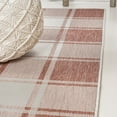thumbnail image 2 of JONATHAN Y TUSCAN SUN 2 x 8 Runner Rug, Sabine Traditional Farmhouse Bold Gingham - Salmon/Cream, TSN203A-28, 2 of 8
