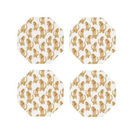 

Leather Coasters with Heat-resistant for Drinks Labrador Retriever Dog No.1007 -标题2 Octagon