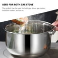 thumbnail image 3 of Kitchen Stockpot Household Handheld Soup Pot Multipurpose Soup Pot Kitchen Accessory, 3 of 8