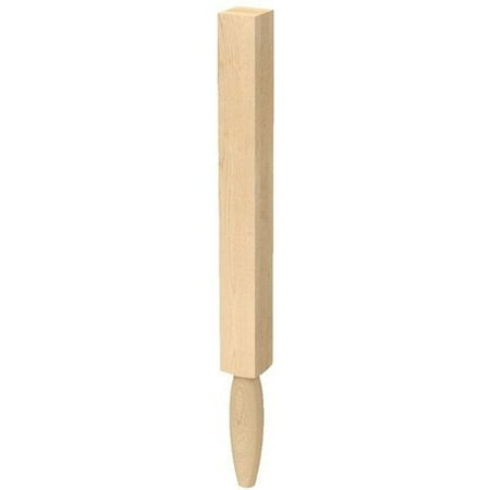 Alder Vanity - Brown Wood 2.75 Inch Square x 34.5 Inch Height Mid-Century Jacobsen Vanity Column - Alder 01280210AL1
