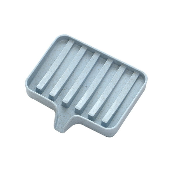 Agiferg Flexible Bathroom Soap Dish Storage Holder Rack Soapbox Plate Tray Drain