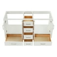 thumbnail image 6 of Ariel Stafford 60 Inch Double Sink Base Cabinet In White, 6 of 9