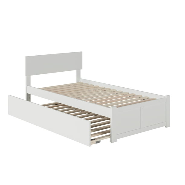 Orlando Twin Platform Bed With Flat, Flat Bottom Bed Frame Full Size