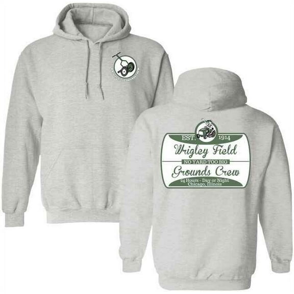 Wrigley Field Grounds Crew Pullover Hoodie By ThirtyFive55