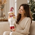 thumbnail image 5 of KKOUHVY Cloth Christmas Elf Doll Ornaments 3.94x20.08in, Plush Xmas Tabletop Decorations for Home Party Wreath Tree, 5 of 8