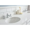thumbnail image 6 of Water Creation Palace 72" Hardwood Double Bathroom Vanity in Pure White/Chrome, 6 of 11