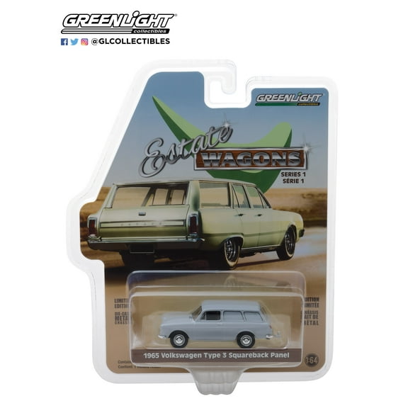 Greenlight 1:64 Estate Wagons Sr 1 1965 Vw Type 3 Squareback Panel