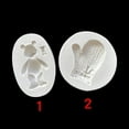 thumbnail image 4 of Milue Plaster Candle Making Molds Silicone Moulds Bear/Gloves Shape Handmade Gadgets, 4 of 16