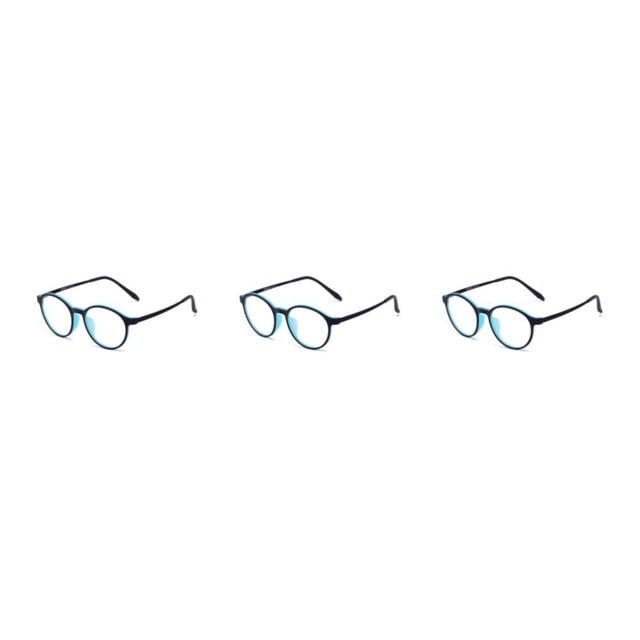 Jumpingount TR90 anteojos lisos ligeros lentes de marco completo Unisex espejo Flexible pierna antideslizante gafas de moda Type1 NO1