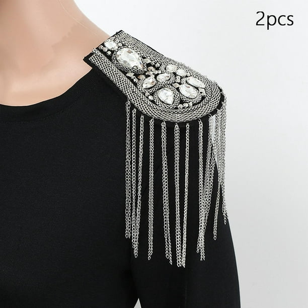 1 Pair Tassel Epaulet Vintage Jewelry Uniform Accessories Shoulder