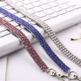 thumbnail image 4 of Gardjoe Sparkling Rhinestone Crystal Pet Collar Necklace with Bow Pendant and Adjustable Buckle for Small Dogs Cats Party Wedding Daily Dress Up, 4 of 6